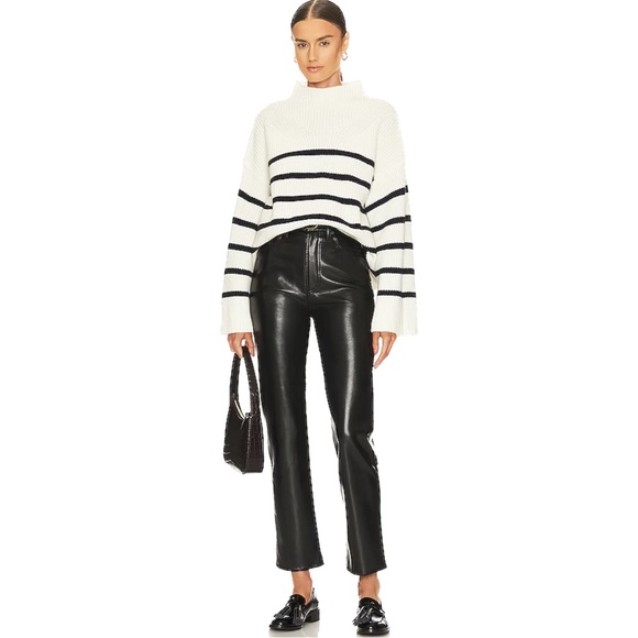 Agolde Recycled Leather Fitted 90's in Detox - Picture 9 of 9